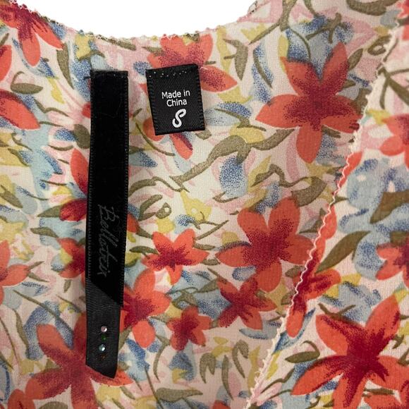 BellaTrix Women's Size Small Floral Sheer Light Summer Tank Top - Picture 4 of 10